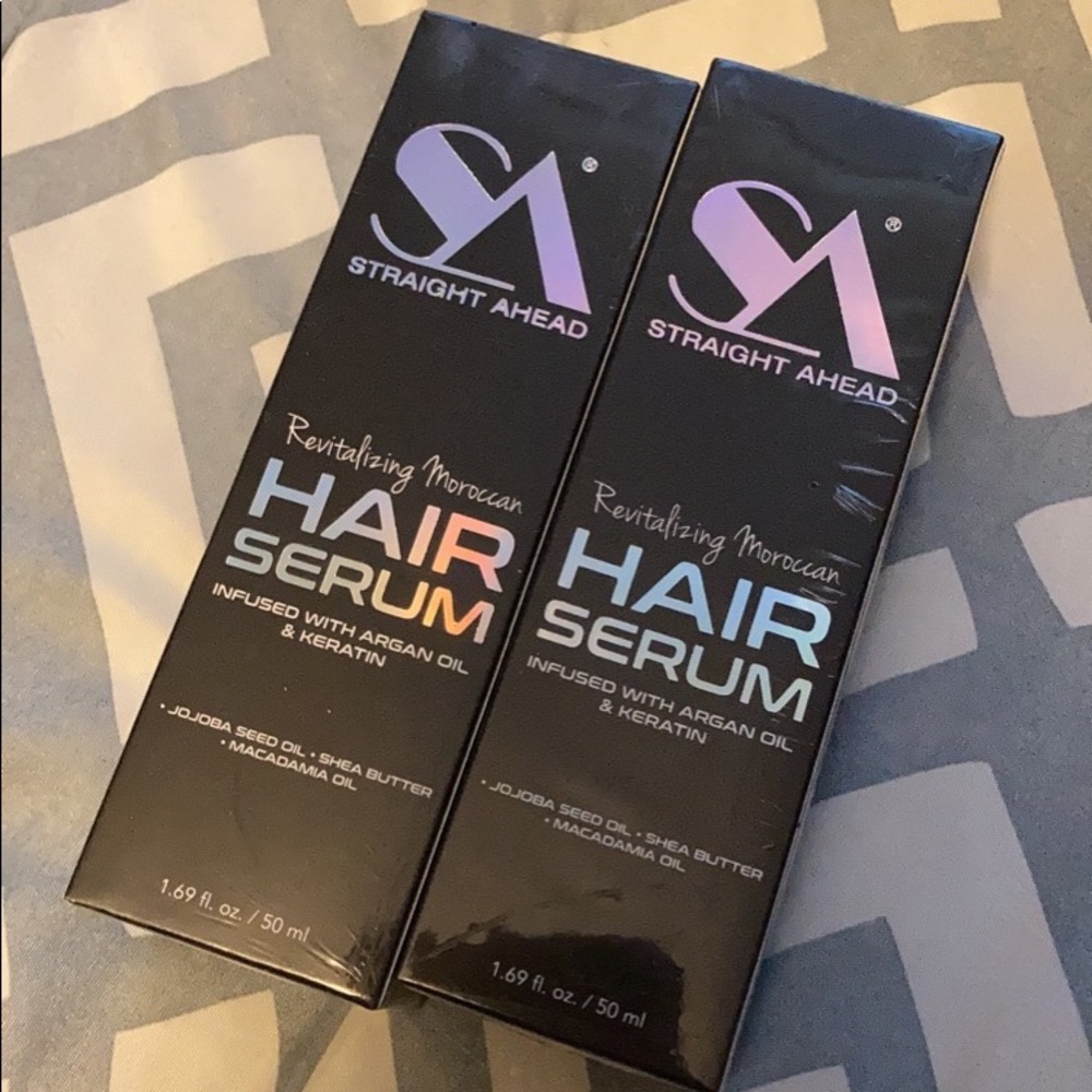 Hair straightener and hair serum